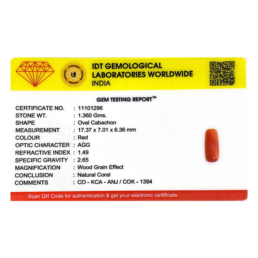 Red Coral - 6.8 Carat