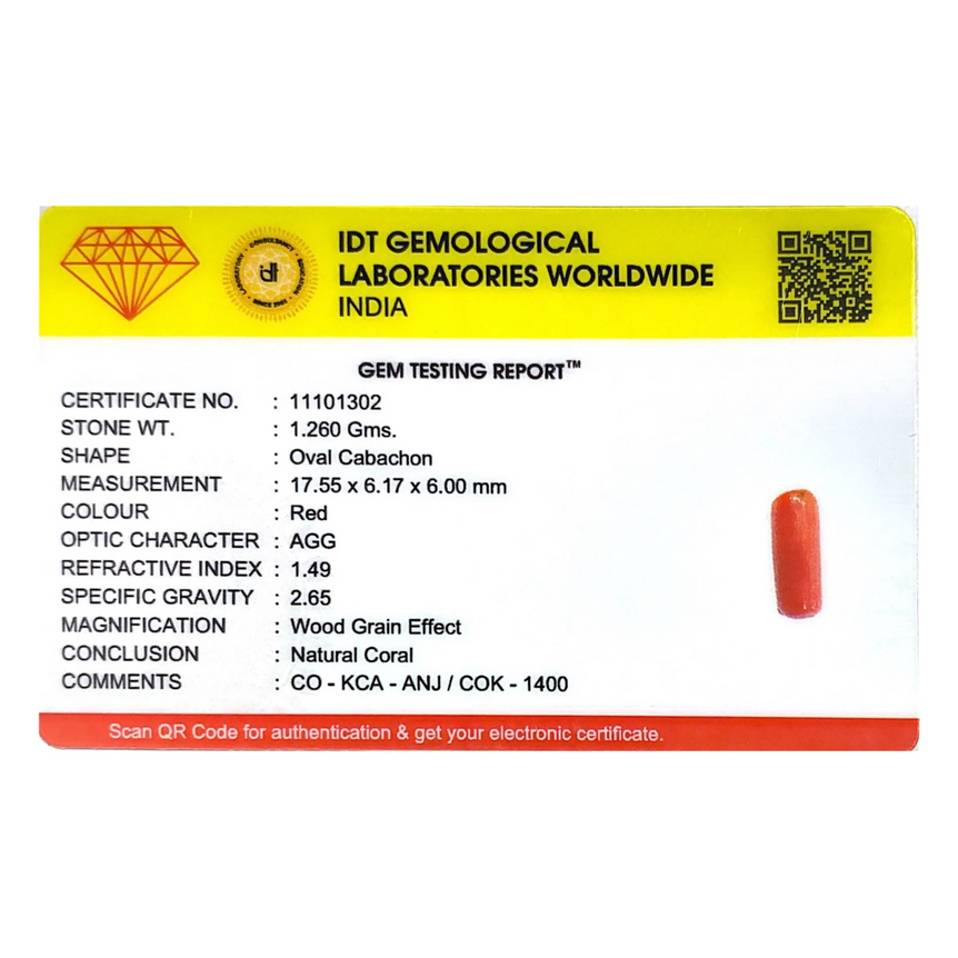 Red Coral - 6.3 Carat