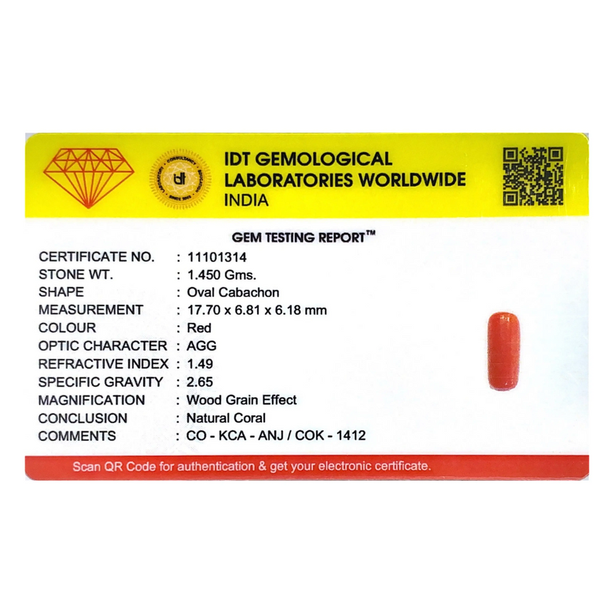 Red Coral - 7.25 Carat