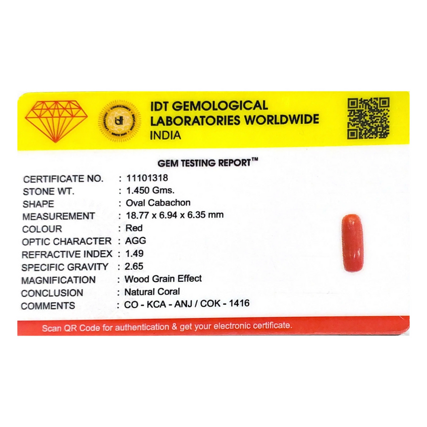 Red Coral - 7.25 Carat