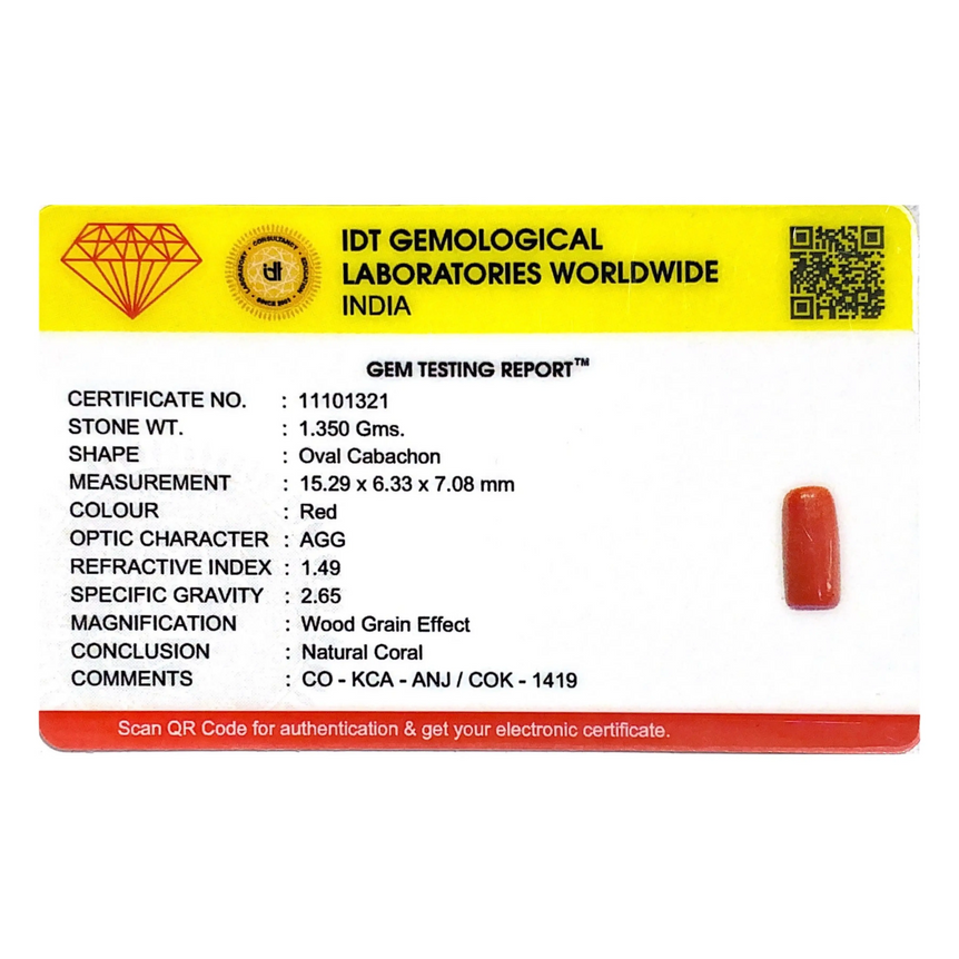 Red Coral - 6.75 Carat