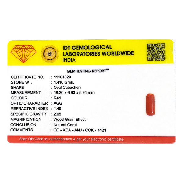 Red Coral - 7.05 Carat