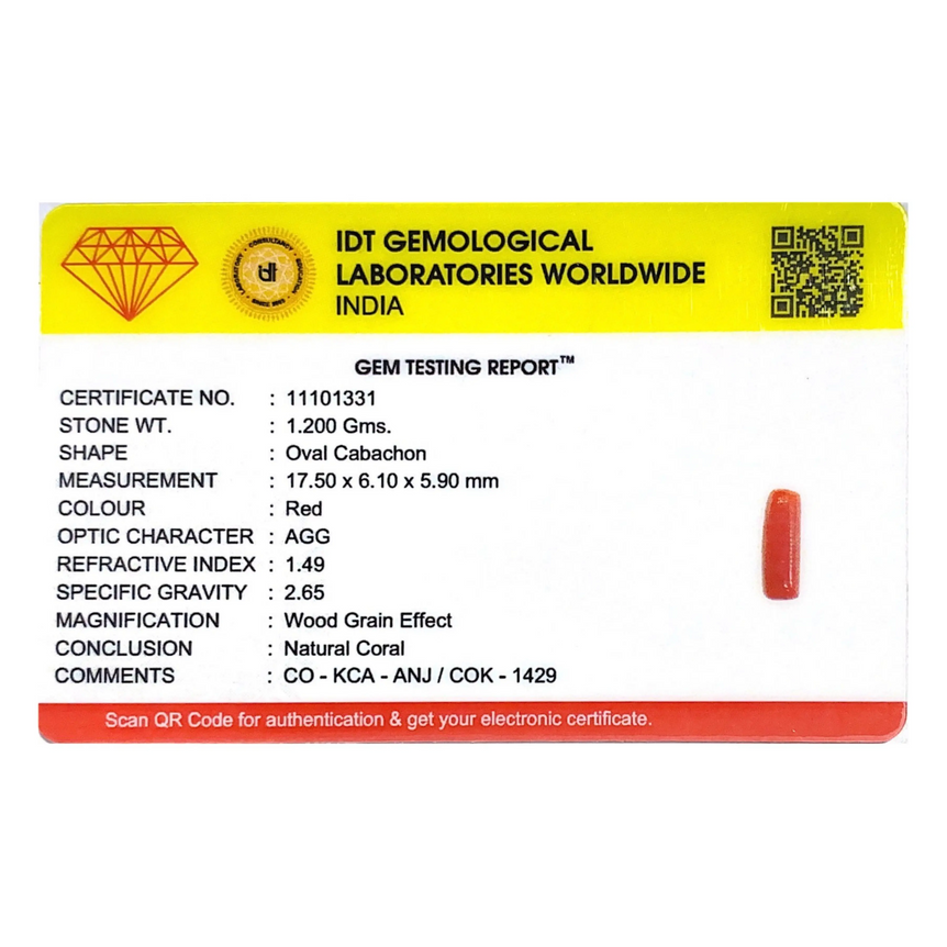 Red Coral - 6 Carat