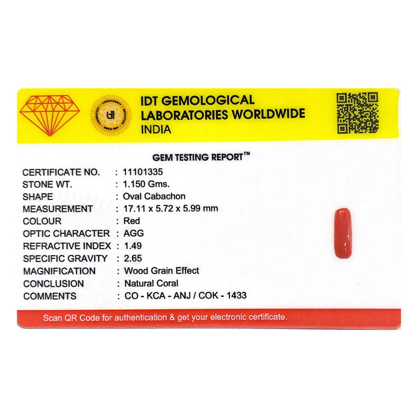 Red Coral - 5.75 Carat