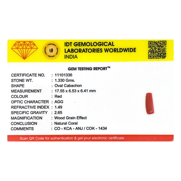 Red Coral - 6.65 Carat