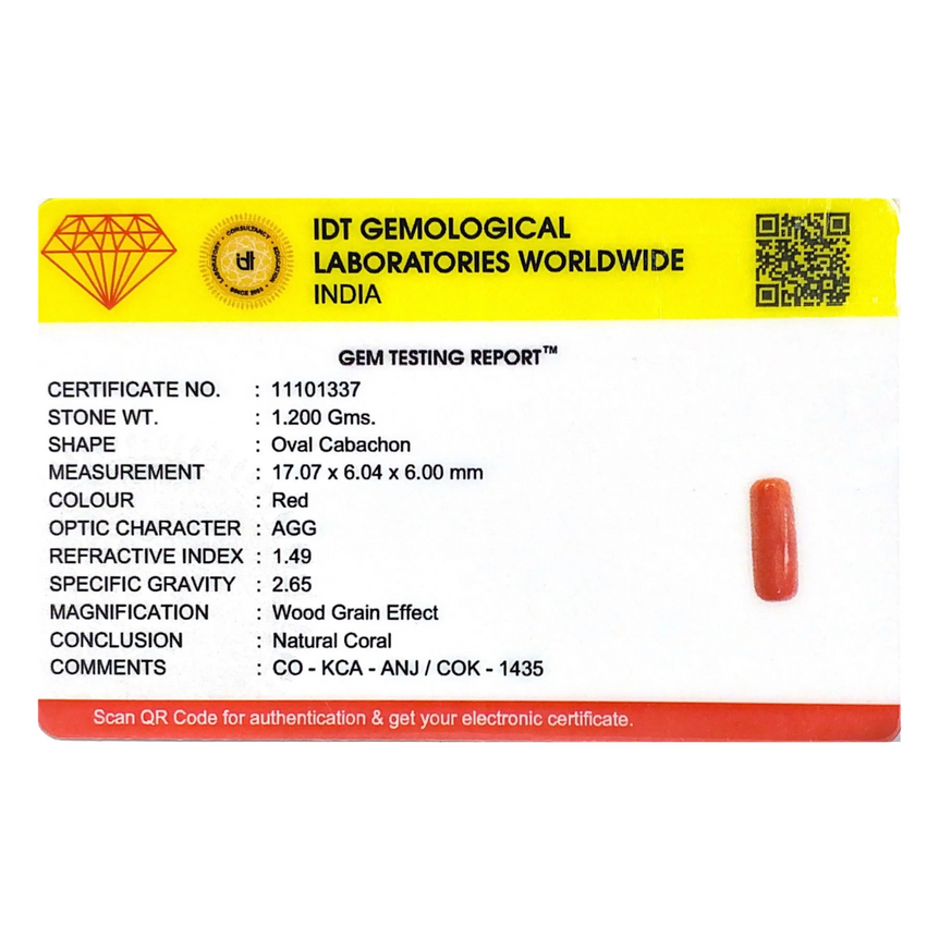 Red Coral - 6 Carat