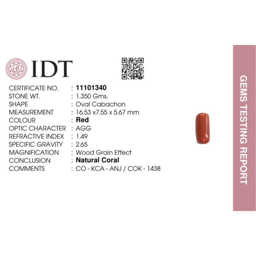 Red Coral - 6.75 Carat