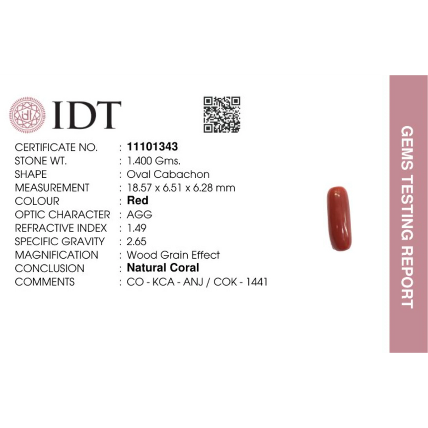 Red Coral - 7 Carat