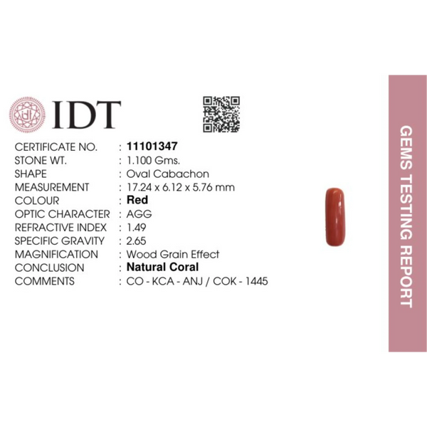 Red Coral - 5.5 Carat