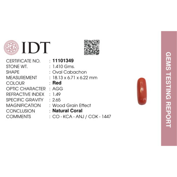 Red Coral - 7.05 Carat