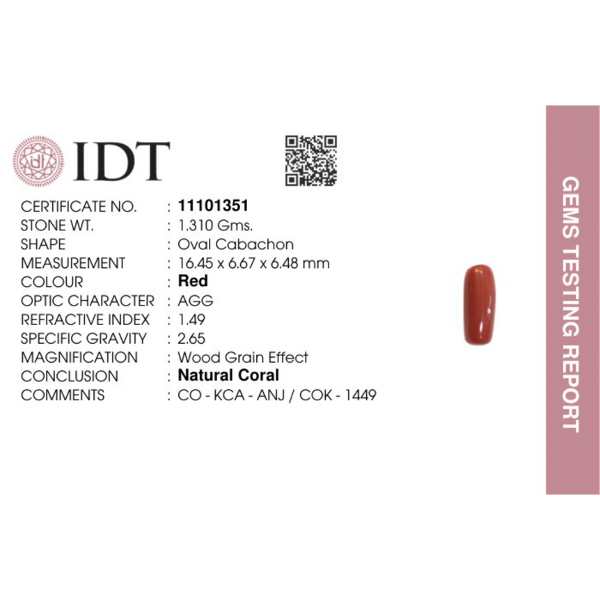 Red Coral - 6.55 Carat