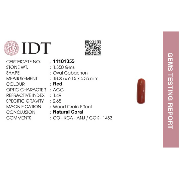 Red Coral - 6.75 Carat
