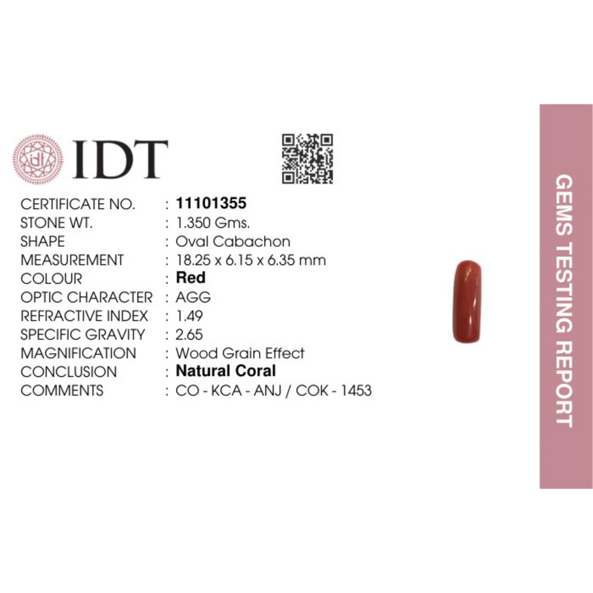 Red Coral - 6.75 Carat
