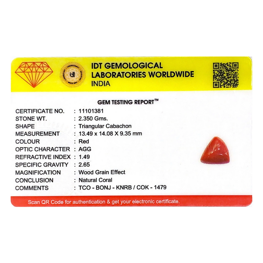 Red Coral - 11.75 Carat