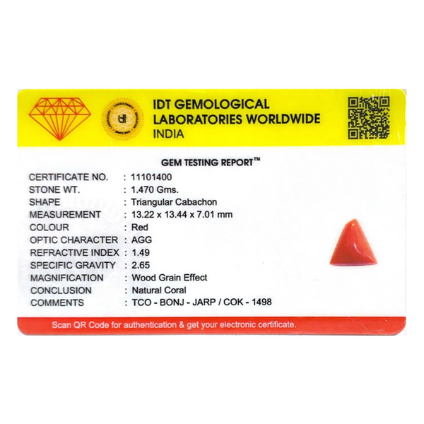 Red Coral - 7.35 Carat