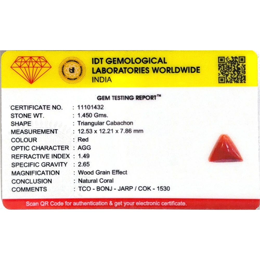 Red Coral - 7.25 Carat