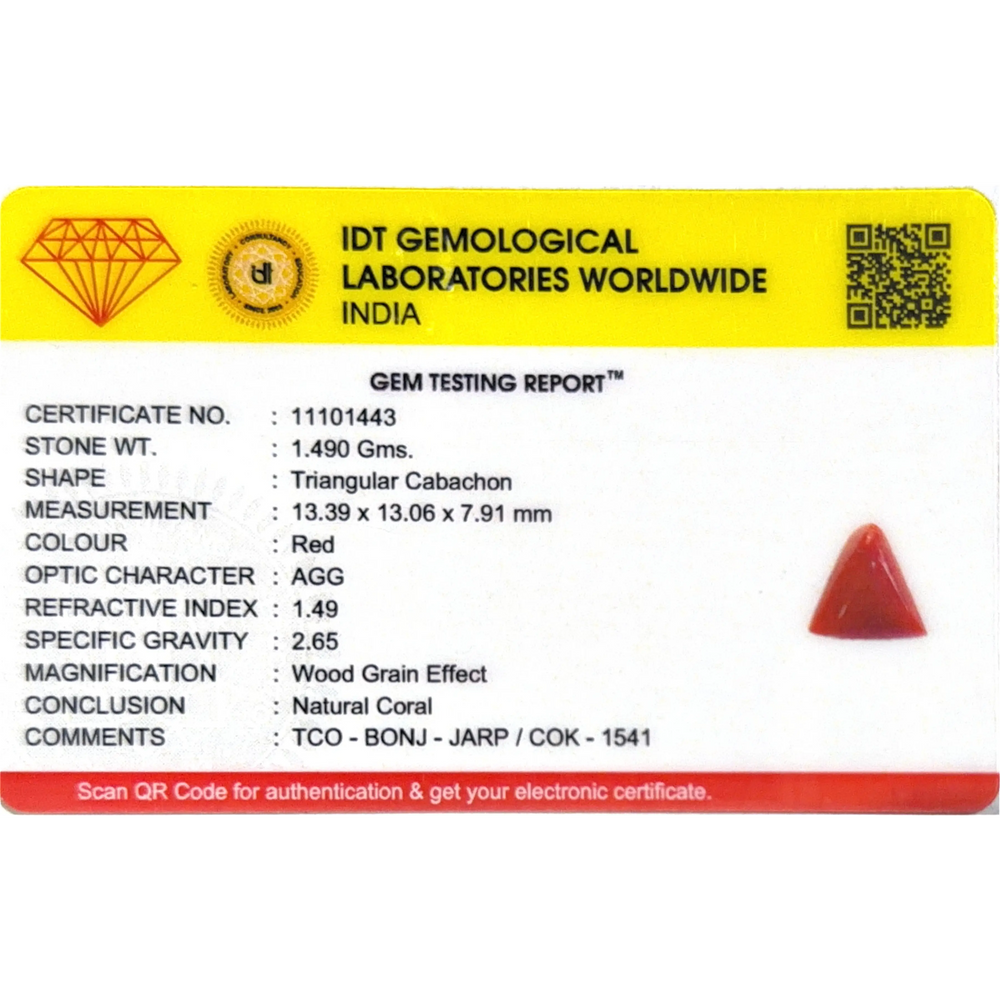 Red Coral - 7.45 Carat