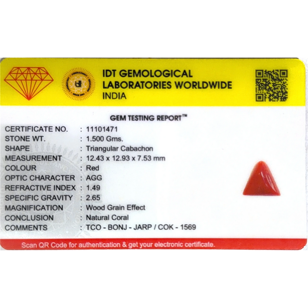 Red Coral - 7.5 Carat