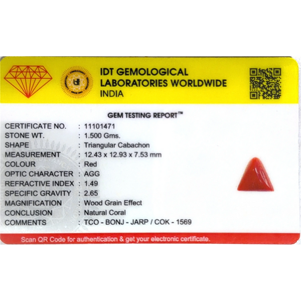 Red Coral - 7.5 Carat