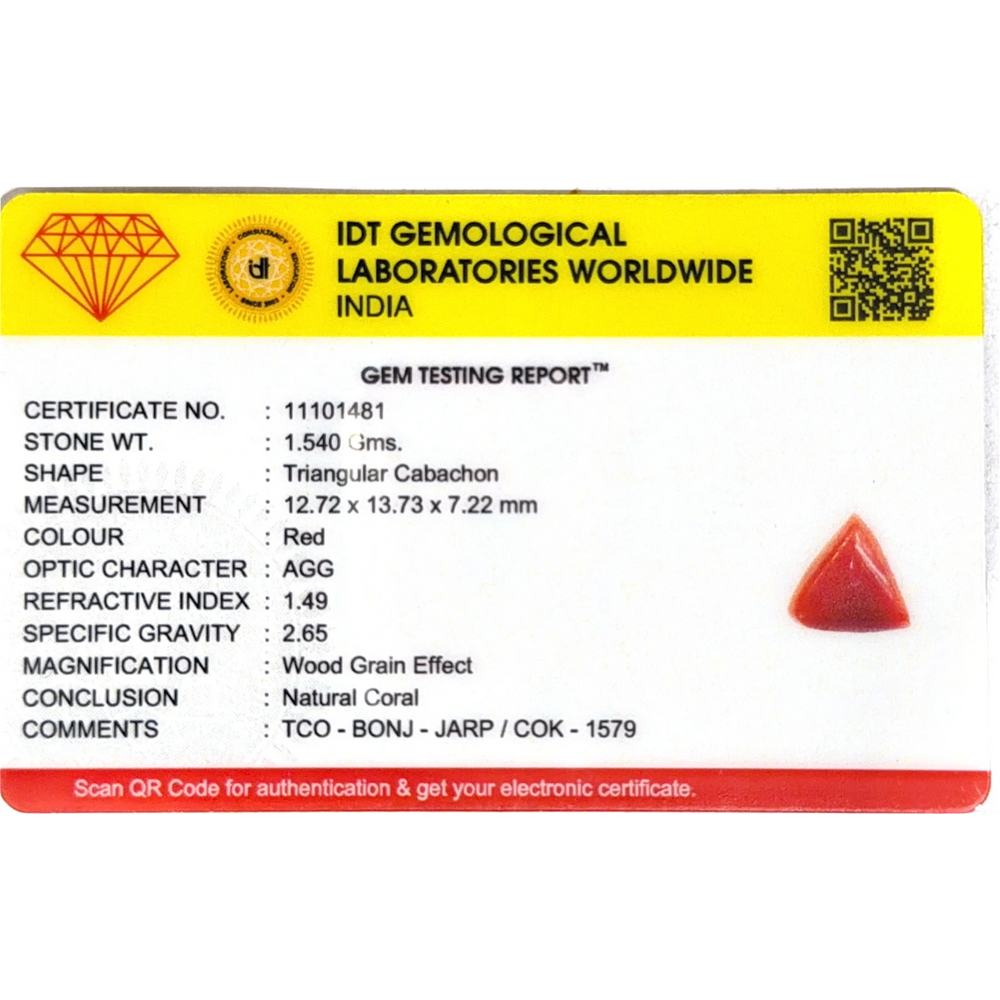 Red Coral - 7.7 Carat