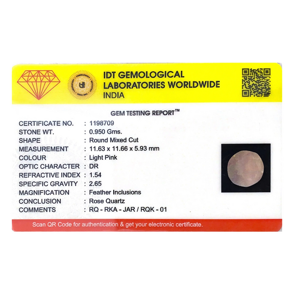 Rose Quartz - 4.75 Carat