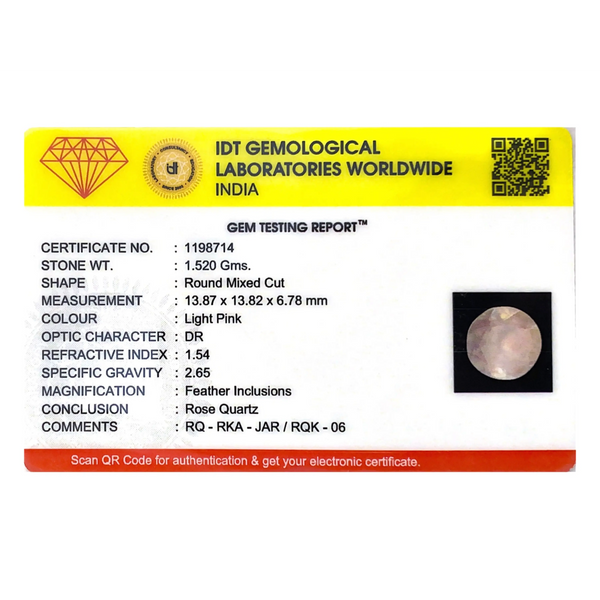 Rose Quartz - 7.6 Carat