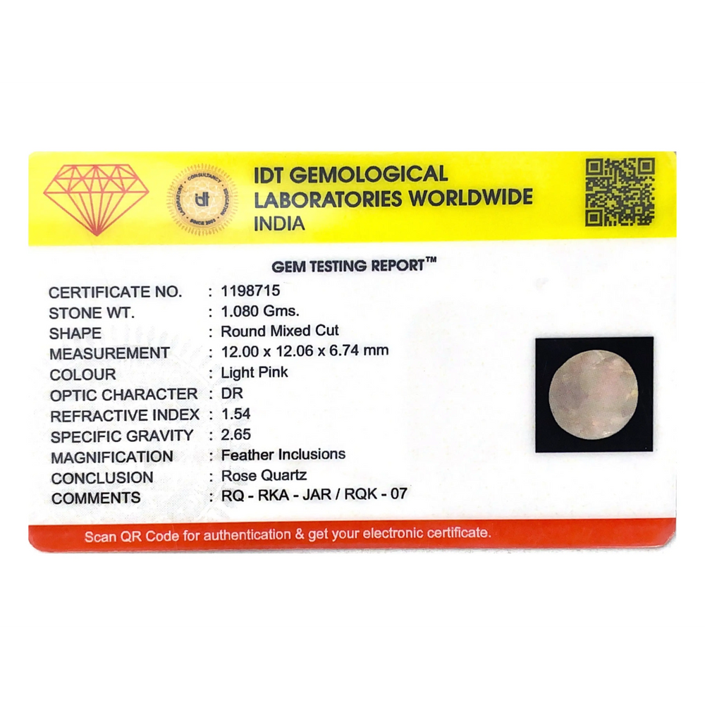 Rose Quartz - 5.4 Carat