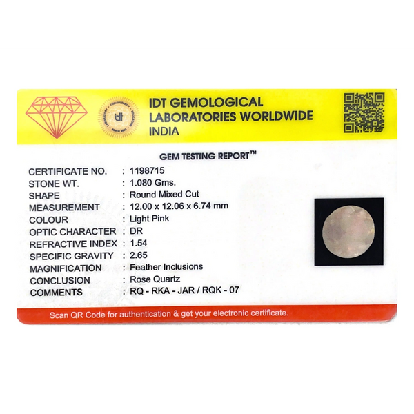 Rose Quartz - 5.4 Carat