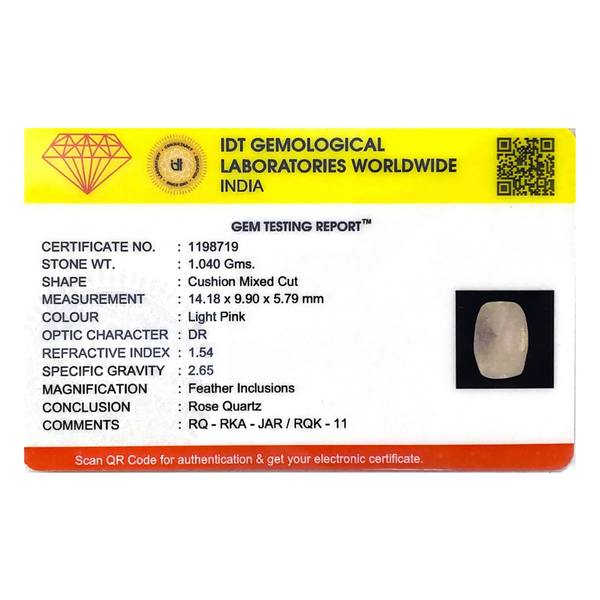 Rose Quartz - 5.2 Carat