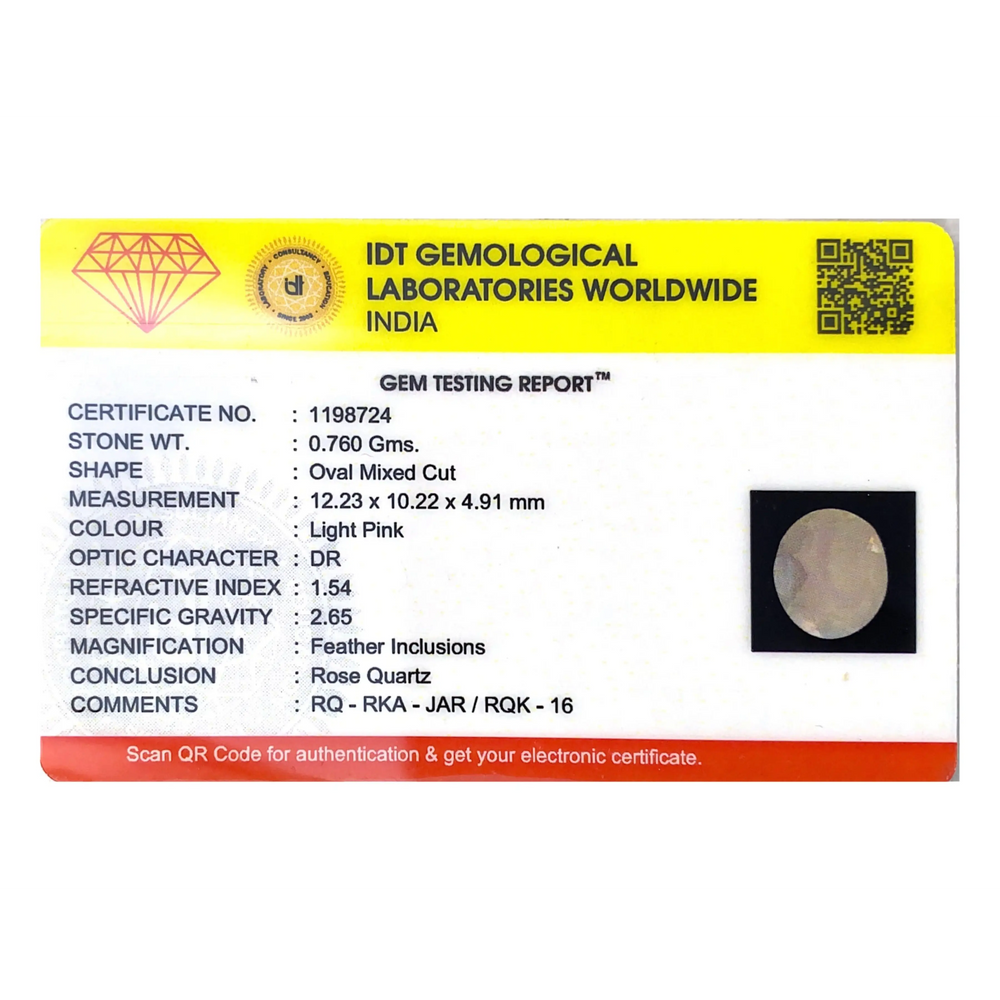 Rose Quartz - 3.8 Carat