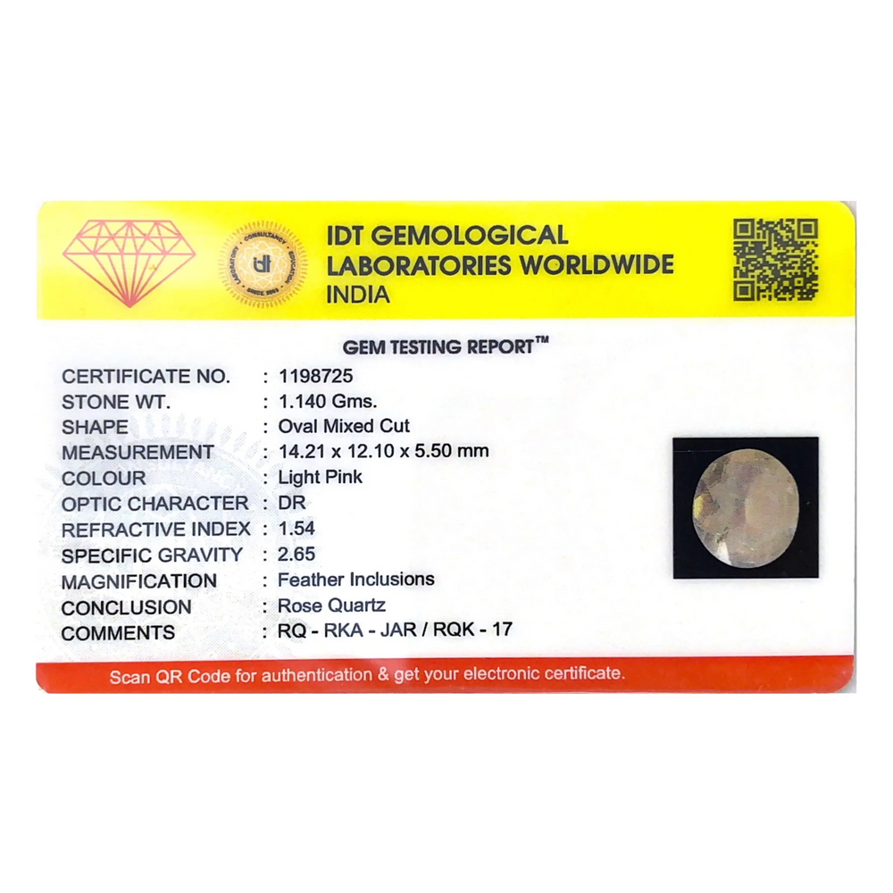 Rose Quartz - 5.7 Carat