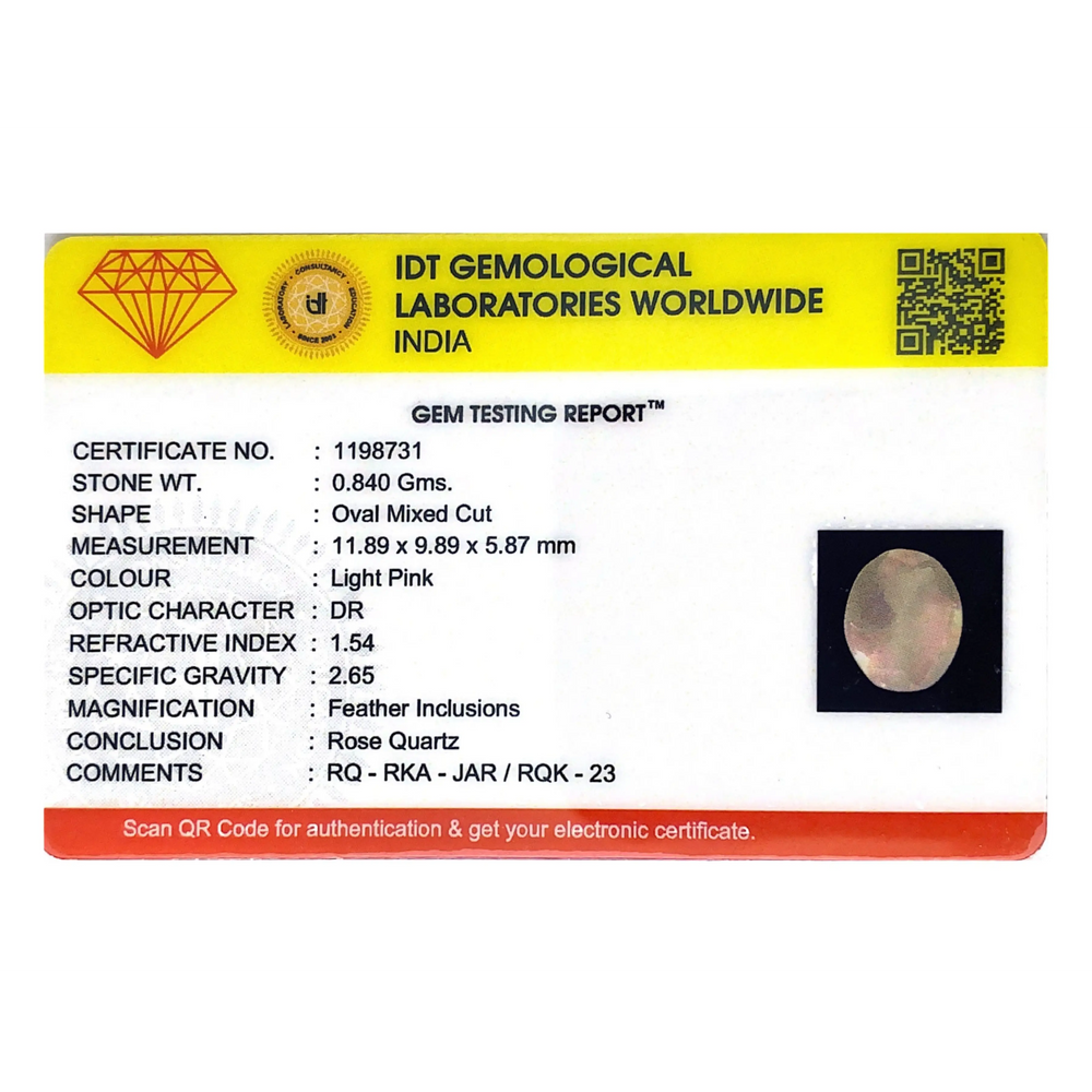 Rose Quartz - 4.2 Carat