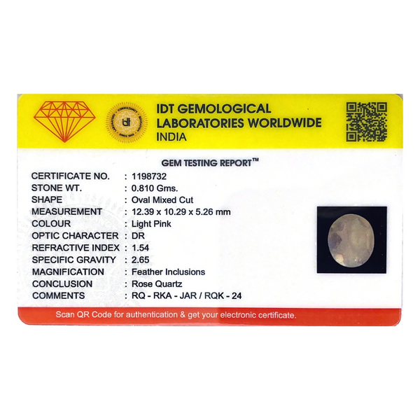 Rose Quartz - 4.05 Carat