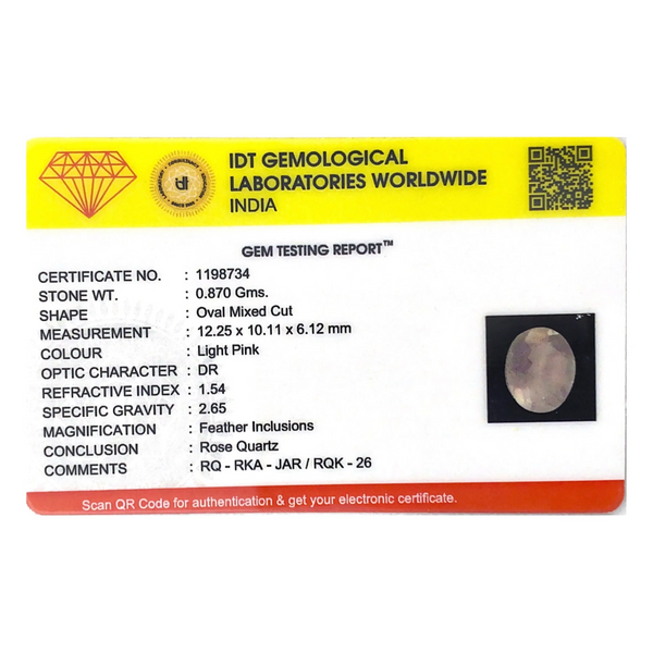 Rose Quartz - 4.35 Carat