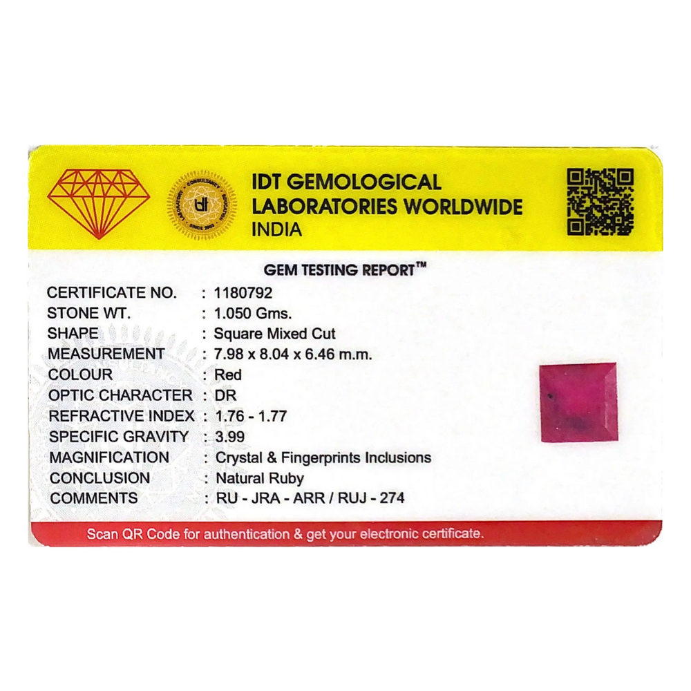 Ruby - 5.25 Carat - Pramogh