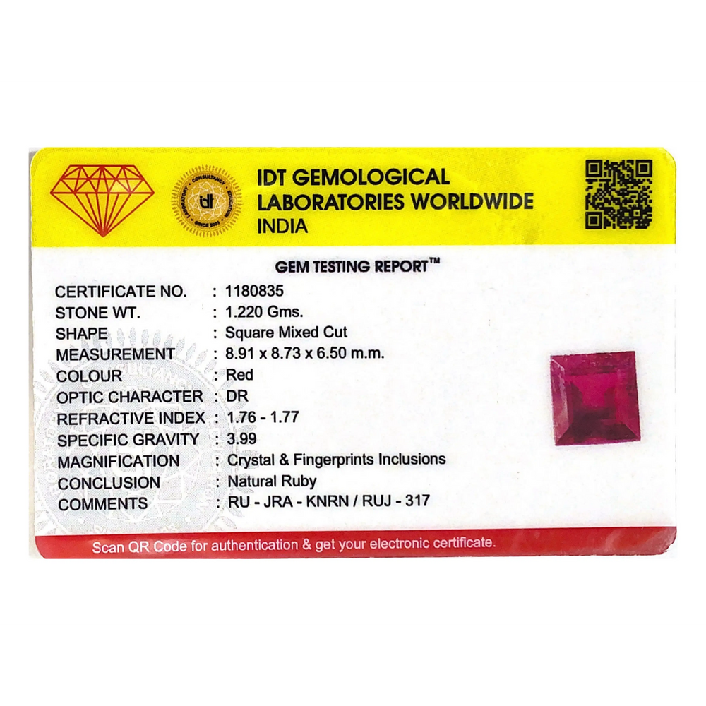 Ruby - 6.1 Carat - Pramogh