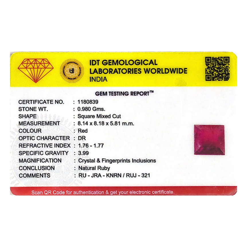 Ruby - 4.9 Carat - Pramogh