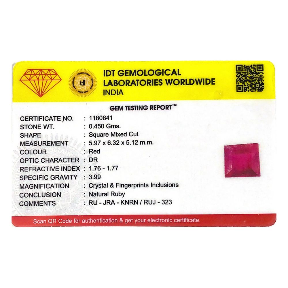 Ruby - 2.25 Carat - Pramogh