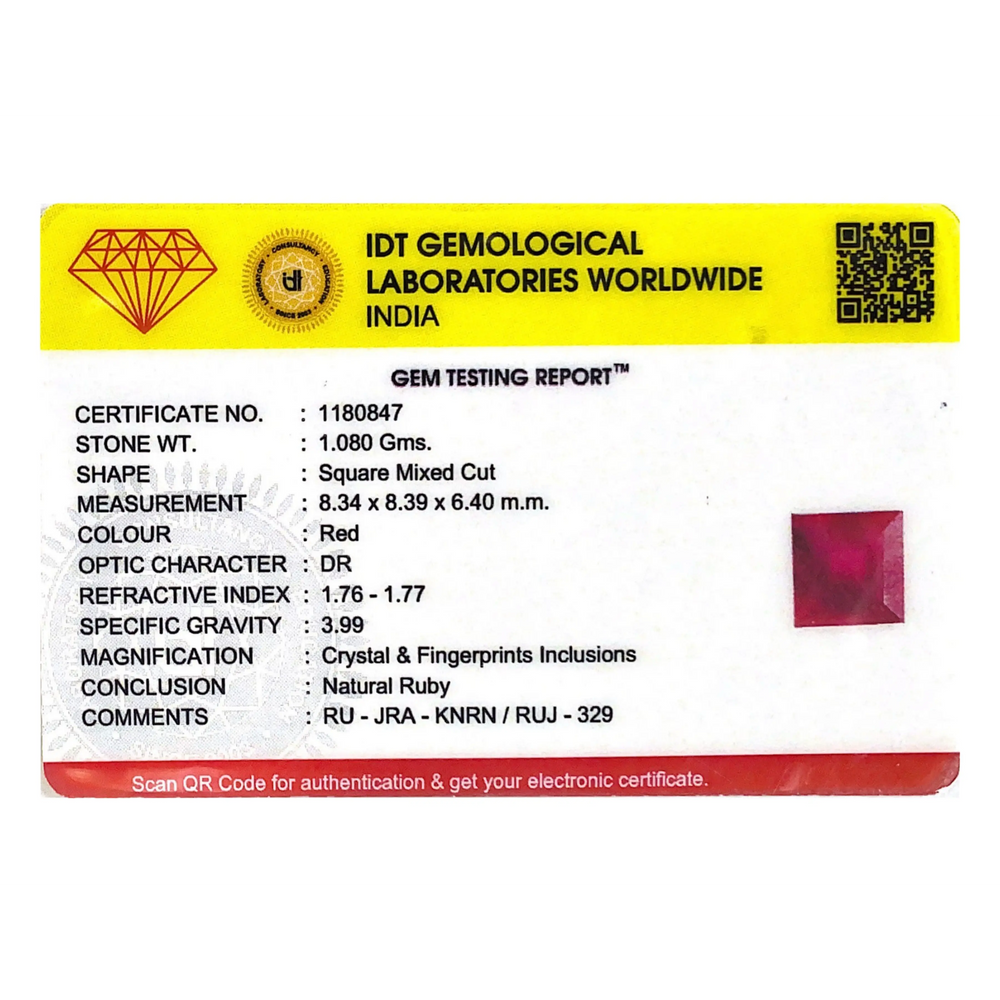 Ruby - 5.4 Carat - Pramogh