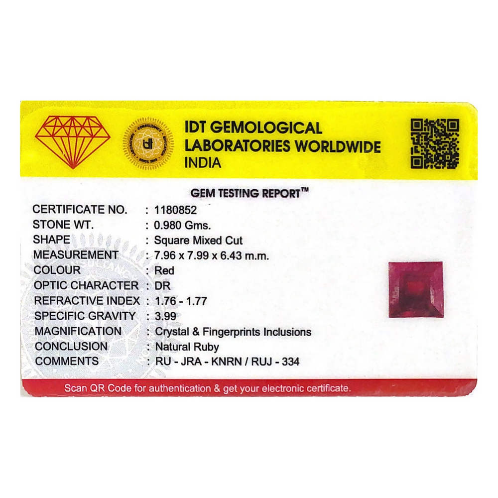Ruby - 4.9 Carat - Pramogh