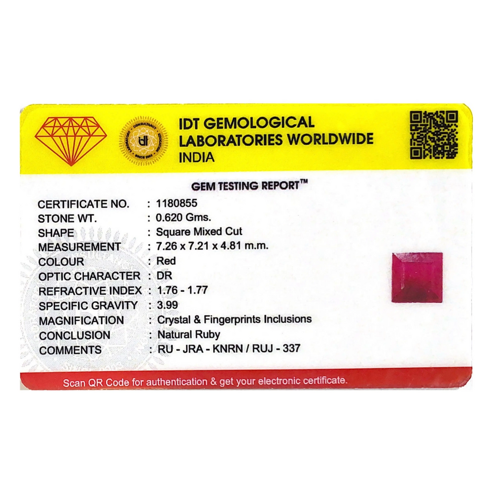 Ruby - 4.55 Carat - Pramogh