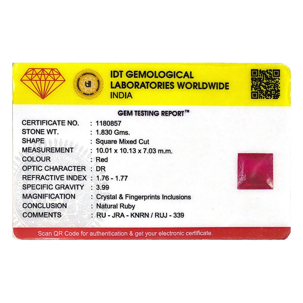 Ruby - 4.8 Carat - Pramogh
