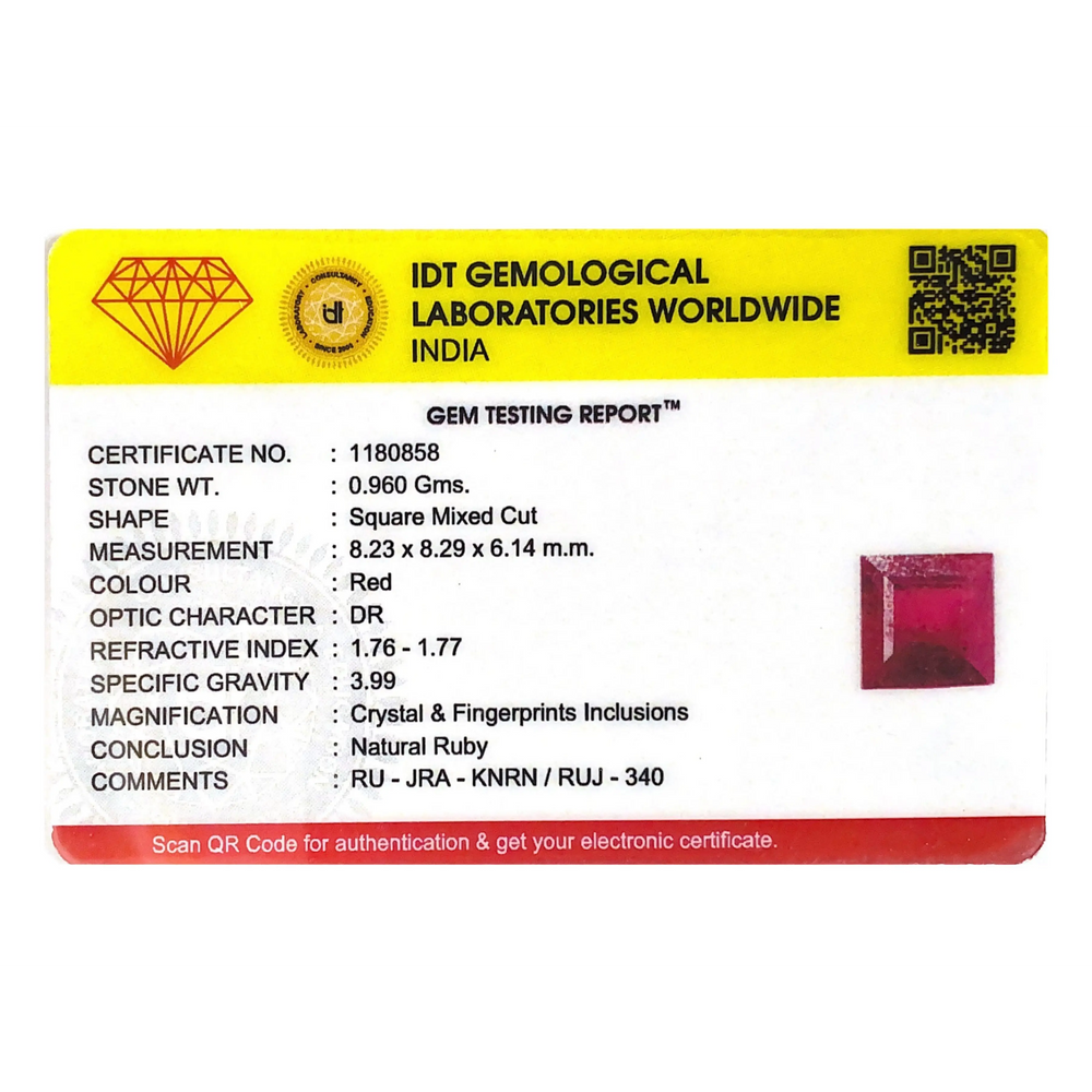 Ruby - 3 Carat - Pramogh
