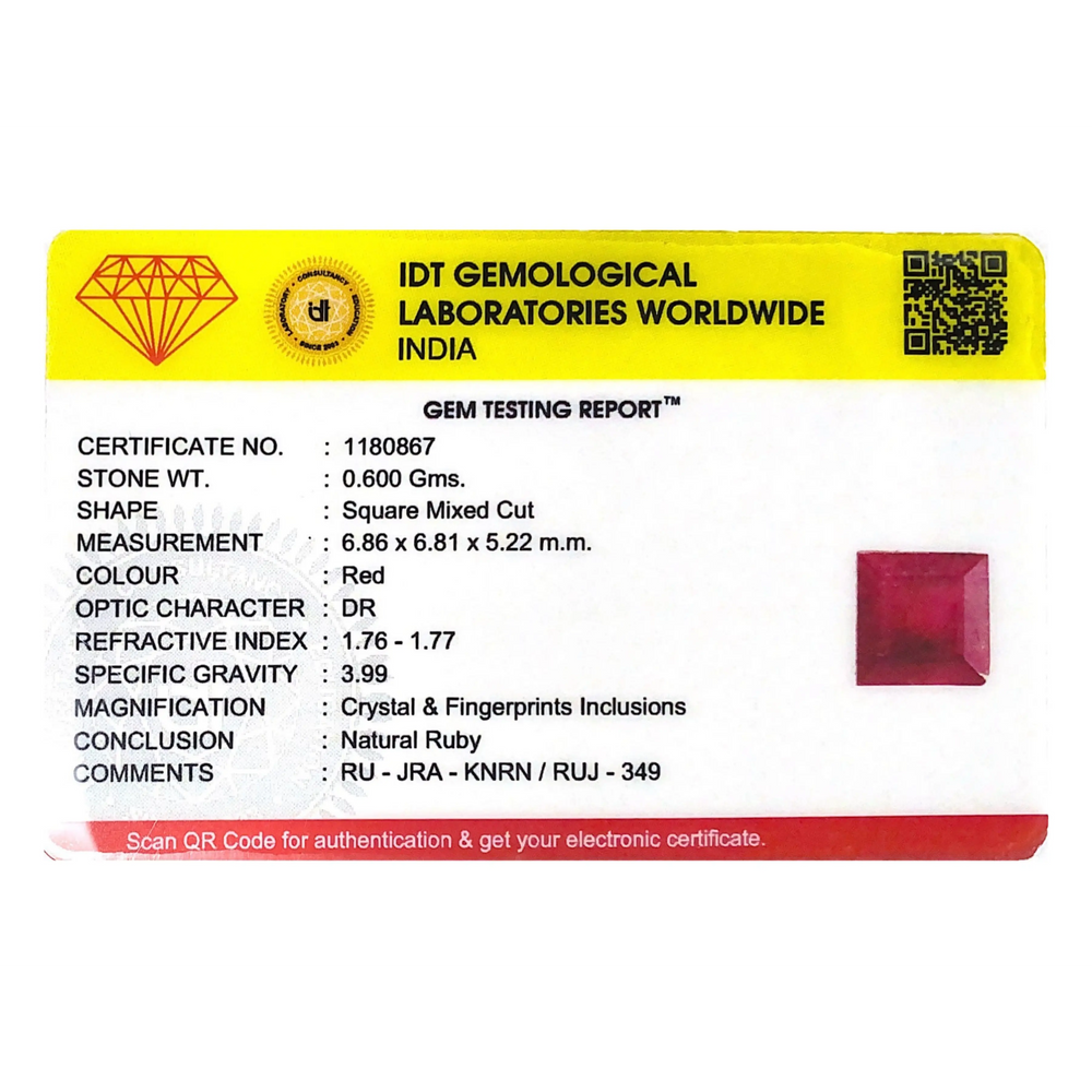Ruby - 3 Carat - Pramogh