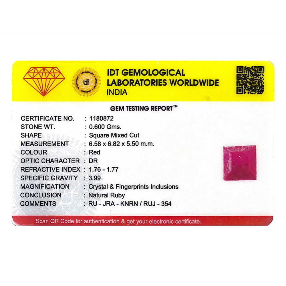 Ruby - 3 Carat - Pramogh