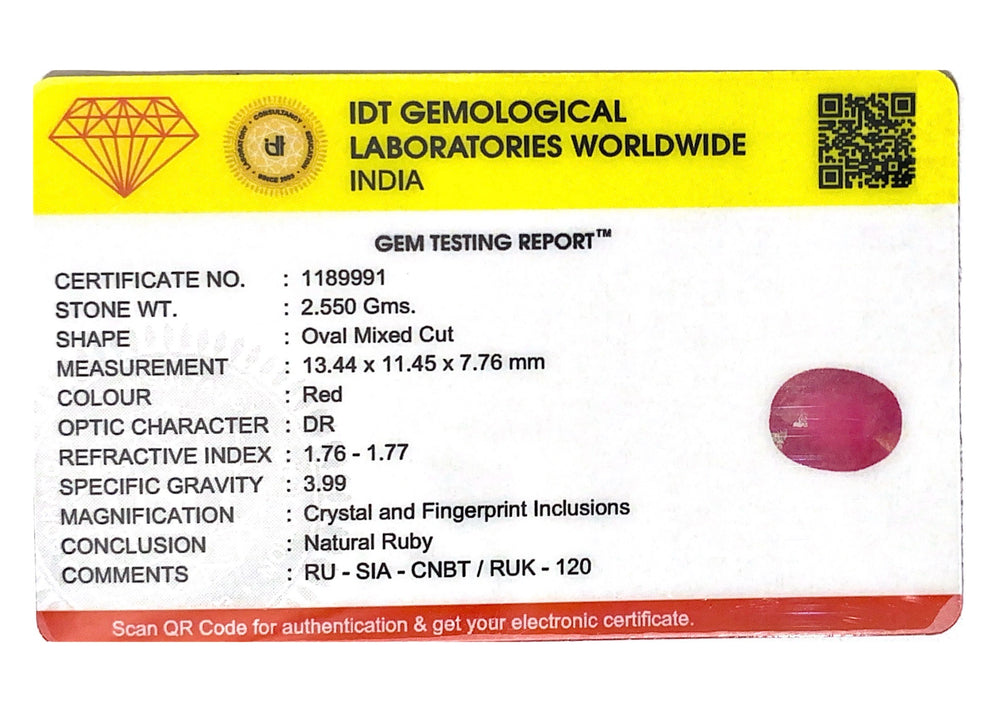 Ruby - 12.75 Carat