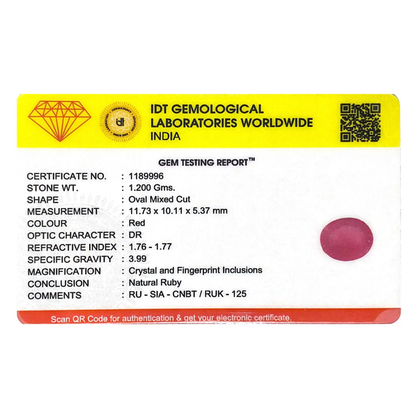Ruby - 6 Carat