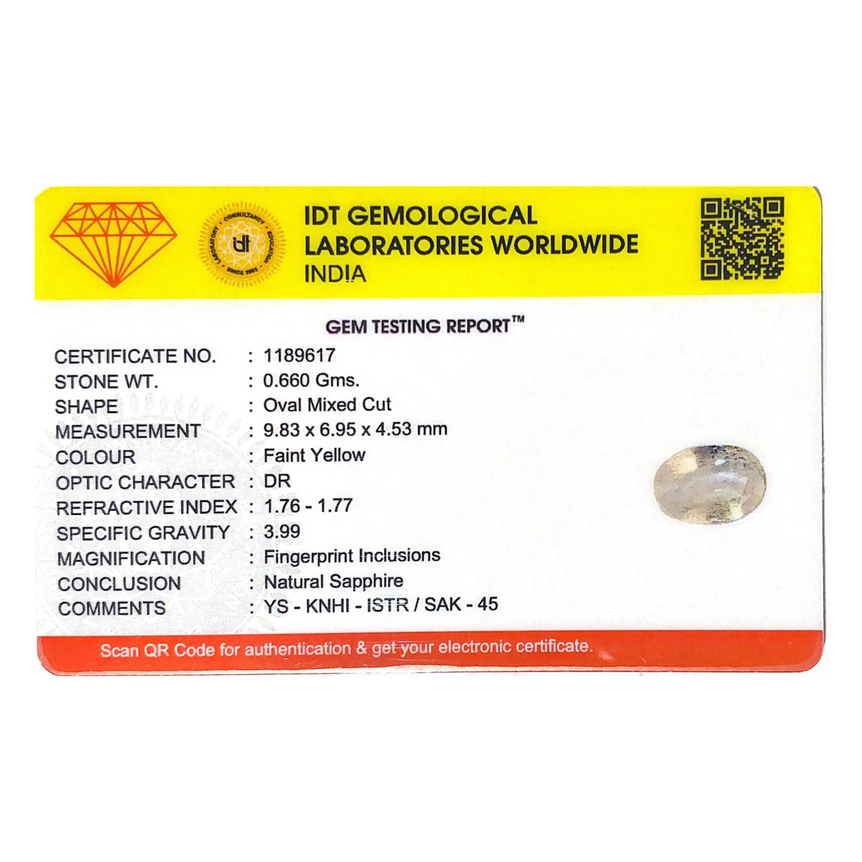 White Sapphire - 3.3 Carat