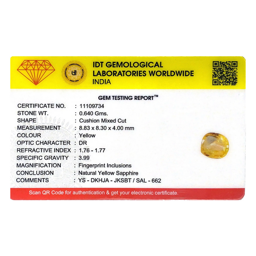 Yellow Sapphire - 3.2 Carat