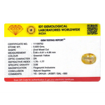 Yellow Sapphire - 3 Carat